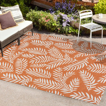 Nevis Palm Frond Indoor/outdoor Area Rug